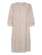 Dress From Freequent In A Lightly Embossed Material With Stripes. The ...