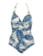 Nura Swimsuit Halterneck Uimapuku Uima-asut Blue Missya