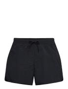 Structured Mid-Thigh Swim Shorts Uimashortsit Black Weekday