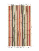 Stripies Cotta Towel Rantavaatteet Beige Becksöndergaard