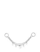 Chain W. Pearly Heart Bag Charm Reppu Laukku Silver SUI AVA