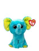 Trunkles - Blue Elephant Reg Toys Soft Toys Stuffed Animals Multi/patt...