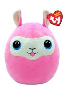 Lana - Pink Llama Squish 35Cm Toys Soft Toys Stuffed Animals Multi/pat...