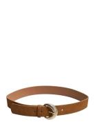 Pcsaya Suede Waist Belt Vyö Brown Pieces