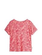 Mini Leopard Aop Ss Tee Tops T-shirts Short-sleeved Pink Mini Rodini