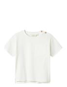 Nmmdolan Ss Loose Top Lil Tops T-shirts Short-sleeved White Lil'Atelie...