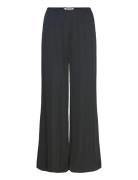 Drapy Loose Trousers Bottoms Trousers Wide Leg Navy Weekday