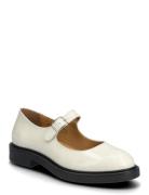 Biaadda Mary Jane Nappalak Loaferit Matalat Kengät White Bianco
