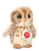 Owl Light Brown 16 Cm Toys Soft Toys Stuffed Animals Brown Teddy Herma...