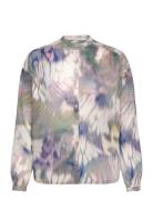 C_Bizzan Tops Blouses Long-sleeved Multi/patterned BOSS