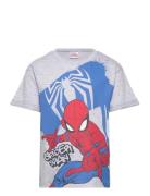 Tshirt Tops T-shirts Short-sleeved Grey Spider-man