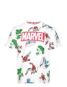 Tshirt Tops T-shirts Short-sleeved White Marvel