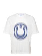 Nalax Tops T-shirts Short-sleeved White HUGO BLUE