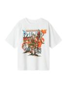 Nkmjavali Fortnite Nreg Ss Top Box Bfu Tops T-shirts Short-sleeved Whi...