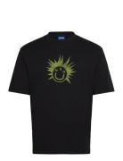 Nugix Tops T-shirts Short-sleeved Black HUGO BLUE