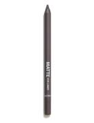 Gosh Matte Eye Liner Eyeliner Rajauskynä Meikki Brown GOSH COPENHAGEN