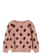 Nmflulio Ls Knit Lil Tops Knitwear Pullovers Pink Lil'Atelier