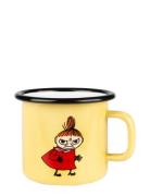 Moomin Enamel Mug 25Cl Home Tableware Cups & Mugs Coffee Cups Yellow M...
