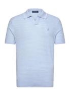 1/17 Cotton Blend-Ssl-Plo Tops Polos Short-sleeved Blue Polo Ralph Lau...
