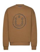 Natrox Tops Sweat-shirts & Hoodies Sweat-shirts Khaki Green HUGO BLUE