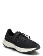 Th Knit Runner Matalavartiset Sneakerit Tennarit Black Tommy Hilfiger