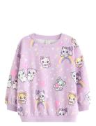 Sweatshirt Aop Cats And Rainbo Tops Sweat-shirts & Hoodies Sweat-shirt...
