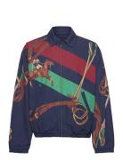 The Big Bayport Equestrian-Print Jacket Bombertakki Takki Multi/patter...