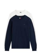 Tjm Slim 2Pack L/S Ext Tops T-shirts Long-sleeved Multi/patterned Tomm...