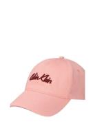 6 Panel Ssnl Graphic Cap Accessories Headwear Caps Pink Calvin Klein