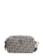 Th Jacquard Camera Bag Bags Crossbody Bags Navy Tommy Hilfiger
