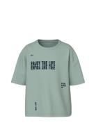 Nkmvictor Ss Nreg Top Tops T-shirts Short-sleeved Green Name It