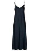 Slftalia-Lena Sl Slip Dress B Maksimekko Juhlamekko Navy Selected