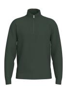 Slhemanuel Soft Zip High Neck Sweat Noos Tops Sweat-shirts & Hoodies S...