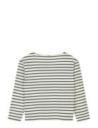 Soft Single Telli Tee Ls Tops T-shirts Long-sleeved T-shirts Cream Mad...