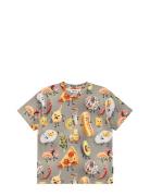 Riley Tops T-shirts Short-sleeved Grey Molo