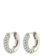 Tatum Small Hoops Silver-Plated Accessories Jewellery Earrings Hoops S...