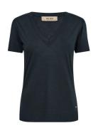 Mmsink V-Ss Tee Tops T-shirts & Tops Short-sleeved Navy MOS MOSH