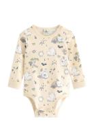 Body Moomin Pitkähihainen Body Beige Lindex
