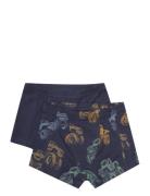 Boxers 2-Pack Aop Alusvaatesetti Navy Minymo