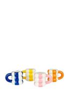Sæt Med 4 Kaffekopper I Keramiske Flydere Home Tableware Cups & Mugs C...