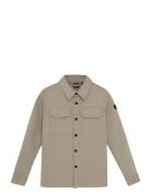 Shirt Jack Twill Stretch Print Ohut Takki Kuoritakki Beige Indian Blue...