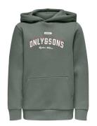 Osjceres Reg Vintage Print Hood Swt Noos Tops Sweat-shirts & Hoodies H...
