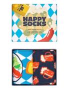 2-Pack Wurst And Beer Socks Gift Set Underwear Socks Regular Socks Blu...