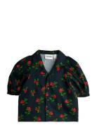 Lingonberries Aop Woven Blouse Tops Blouses & Tunics Black Mini Rodini