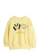 Panda & Cat Sp Sweatshirt Tops Sweat-shirts & Hoodies Sweat-shirts Yel...