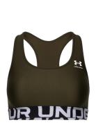 Ua Hg Mid Branded Sport Bras & Tops Sports Bras - All Khaki Green Unde...