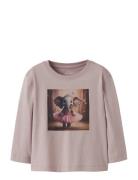 Nmfvotea Ls Nreg Top Tops T-shirts Long-sleeved T-shirts Purple Name I...