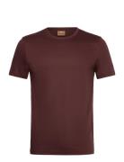 Perry Crunch O-Ss Tee Tops T-shirts Short-sleeved Burgundy Mos Mosh Ga...