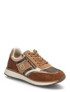 Women Lace-Up Matalavartiset Sneakerit Tennarit Beige Tamaris