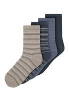 Nkmwak Wo/Bl 4P Sock Sukat Navy Name It